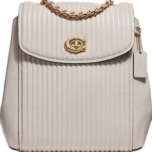 Coach Purse/Backpack - Cream